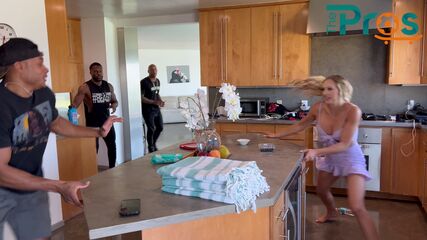 BBC Blonde Gangbang